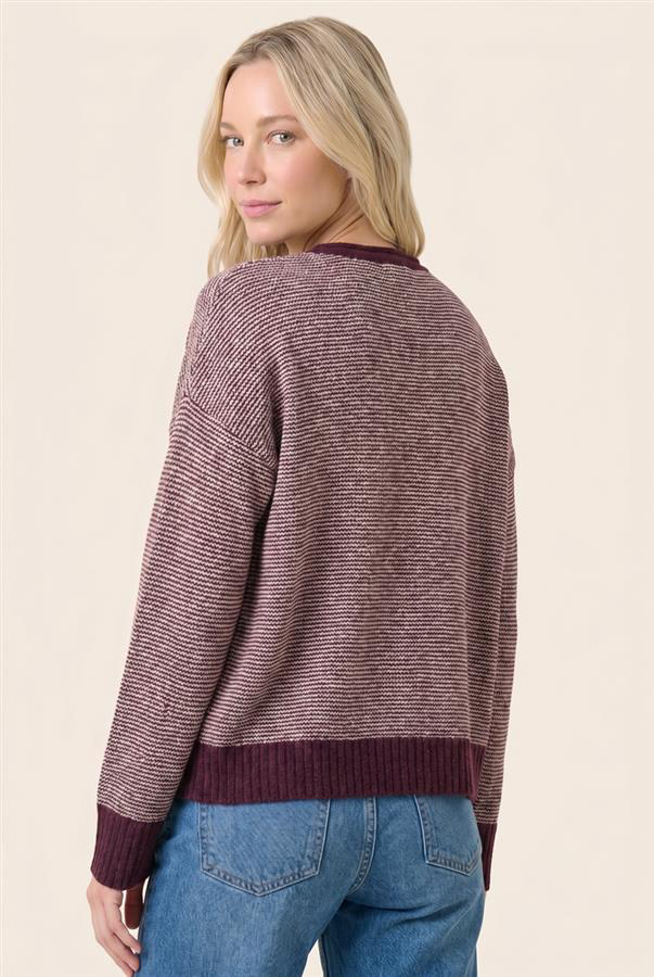 Multi-color Striped Cardigan