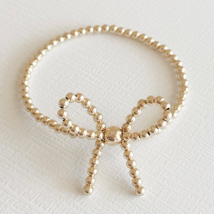 Mini Gold Bow Bracelet