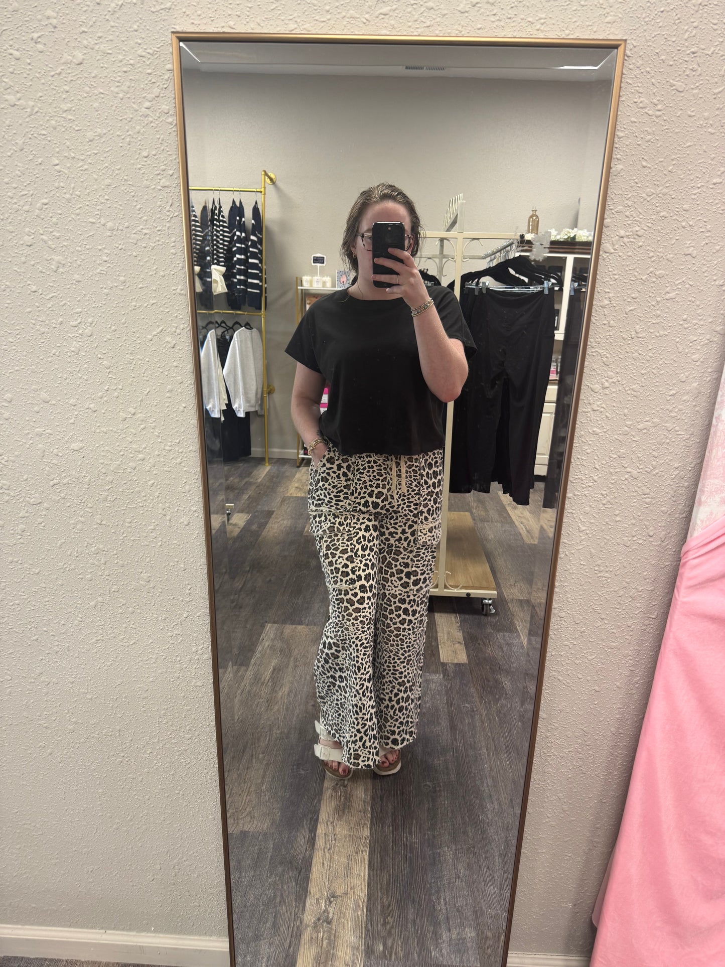 Easel Terry Knit Lounge Pants