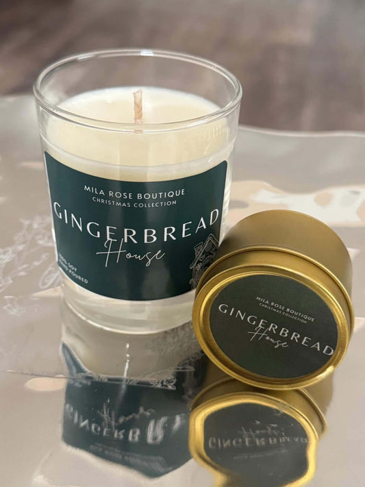 Gingerbread House Candle