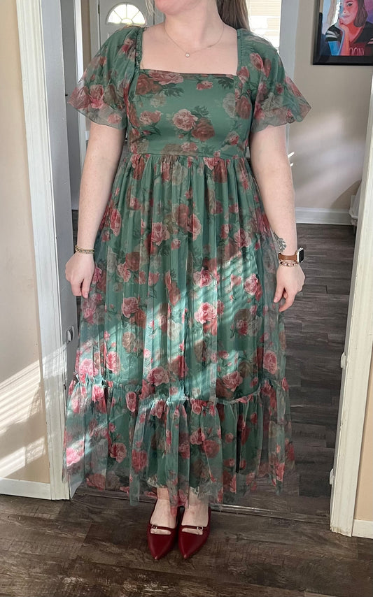 Fern Tulle Maxi Dress