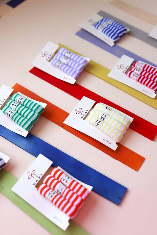 Striped Kaxi High Intensi'ties' (Pack of 3): Purple Striped