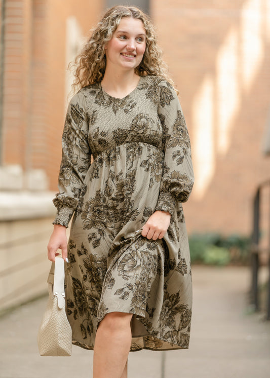 Aliyah Floral Maxi Dress