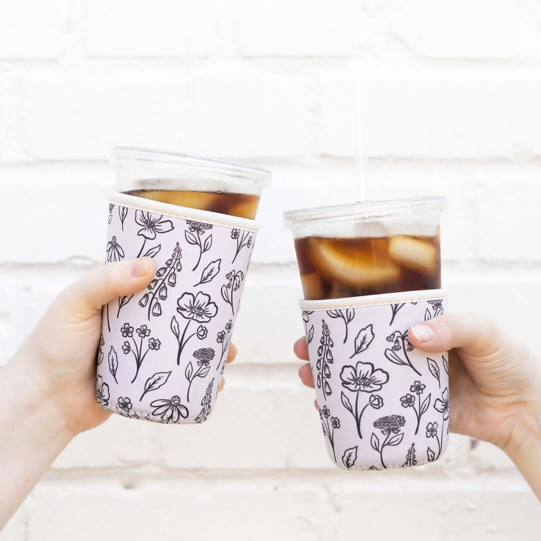 Pressed Floral Drink Sleeve