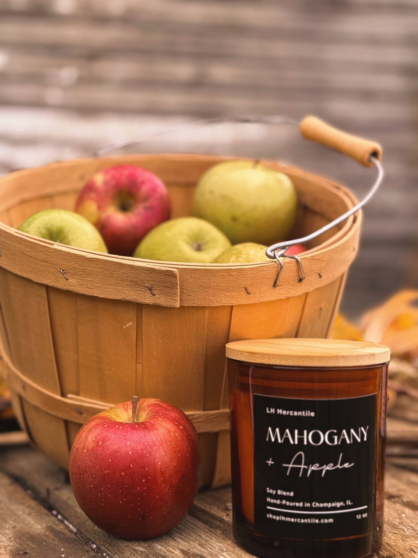 Mahogany + Apple Fall Candle