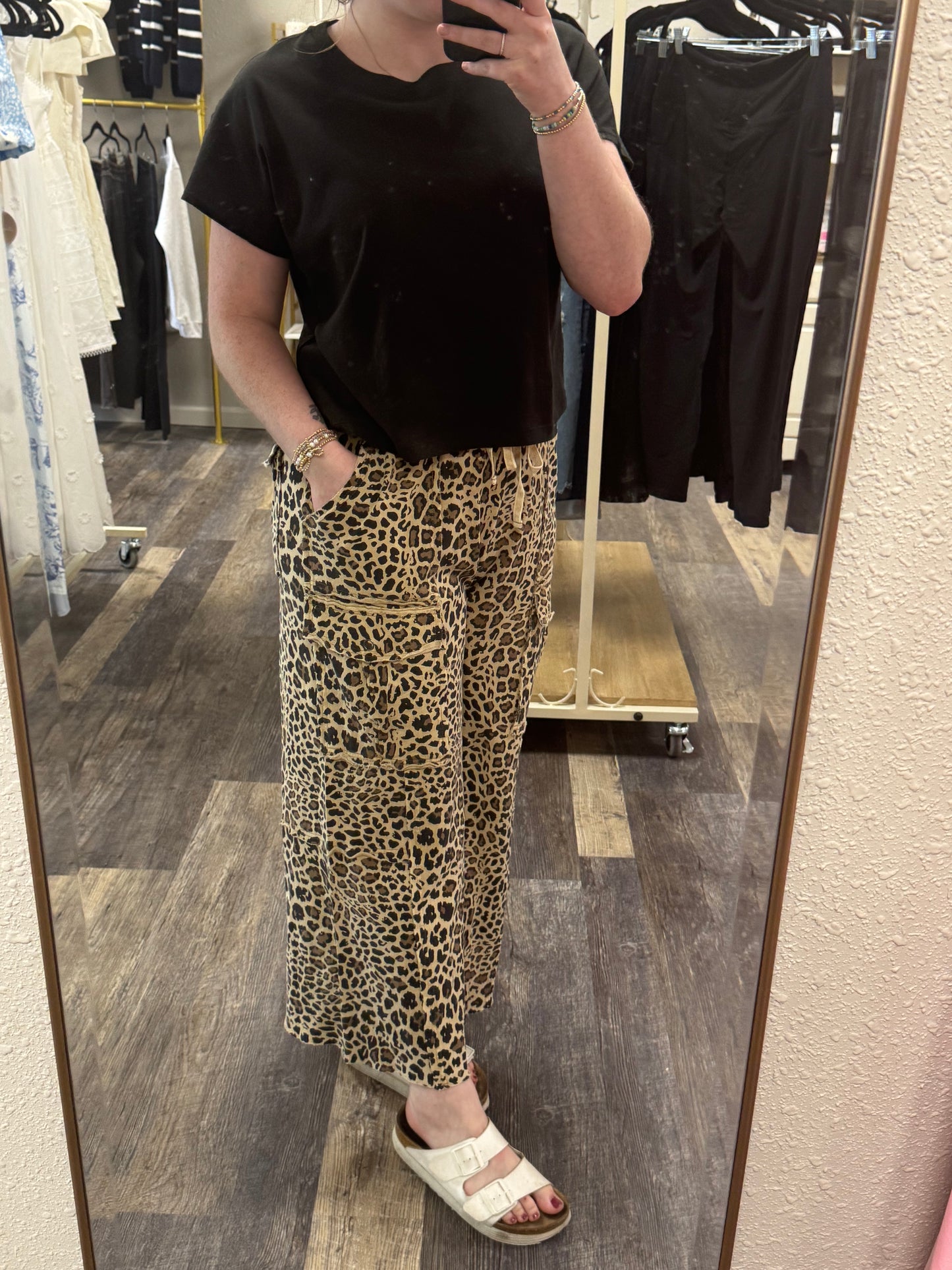 Easel Terry Knit Lounge Pants