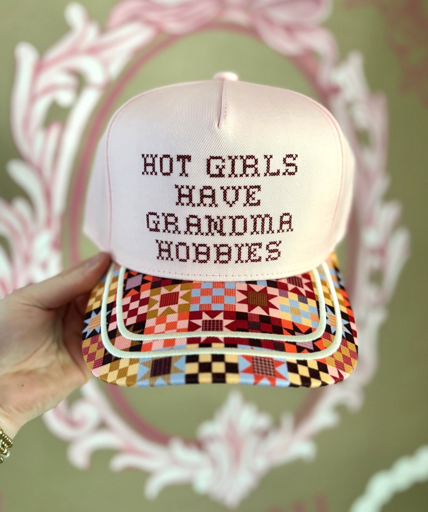 Hot Girls + Grandma Hobbies Hat