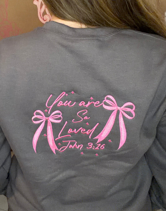 John 3:16 Bow Crewneck