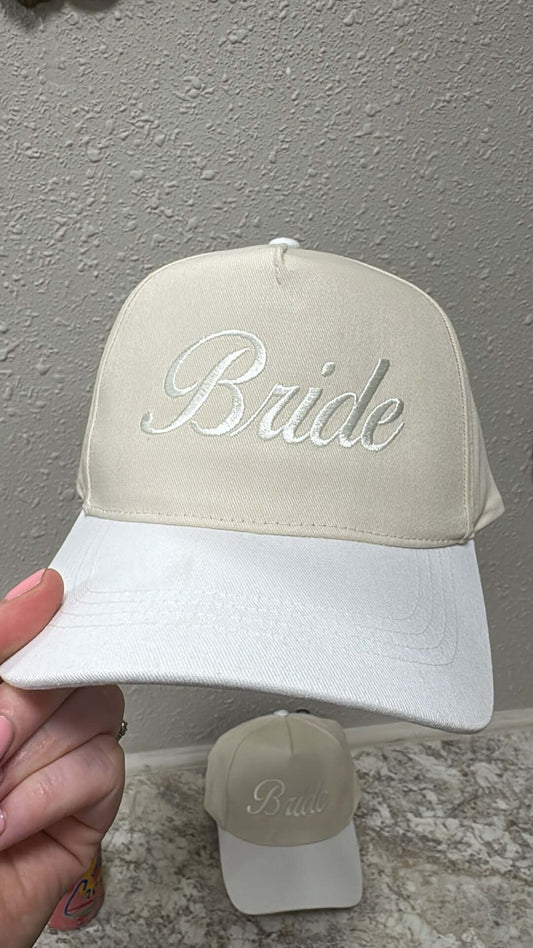 Bride Cream & Ivory Trucker Hat