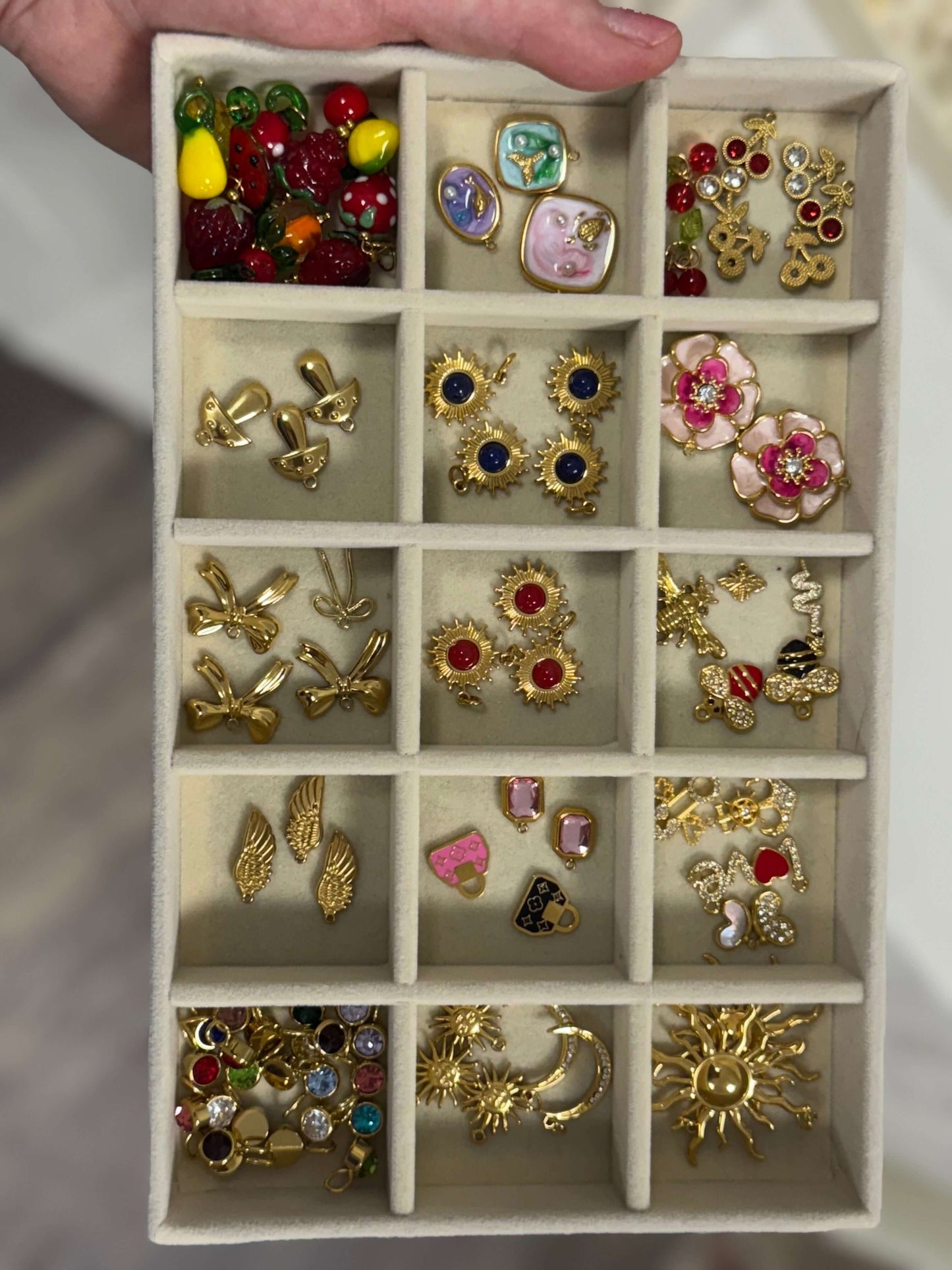 Gold Plated Jewelry Charms