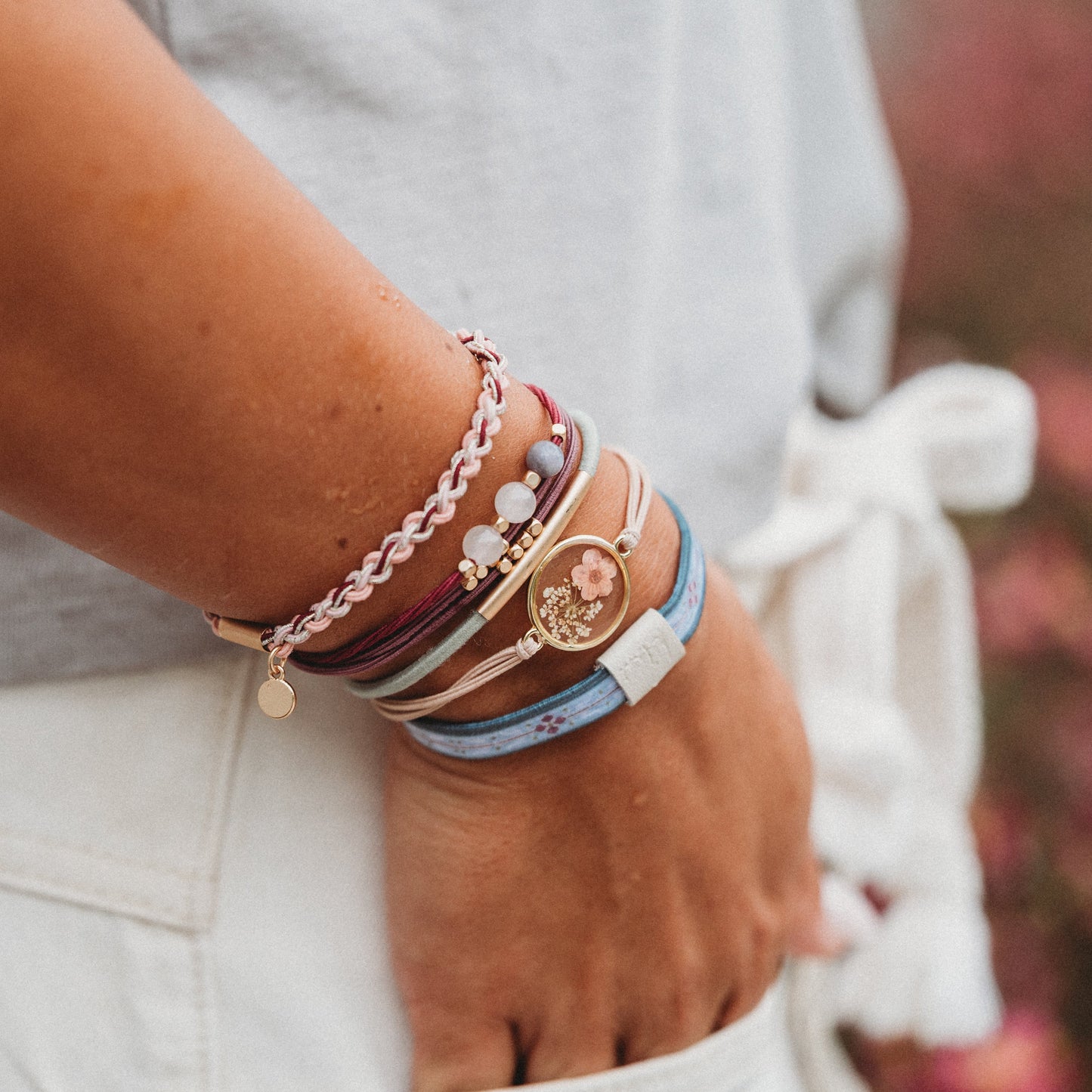 Bloom Hair Tie Bracelets