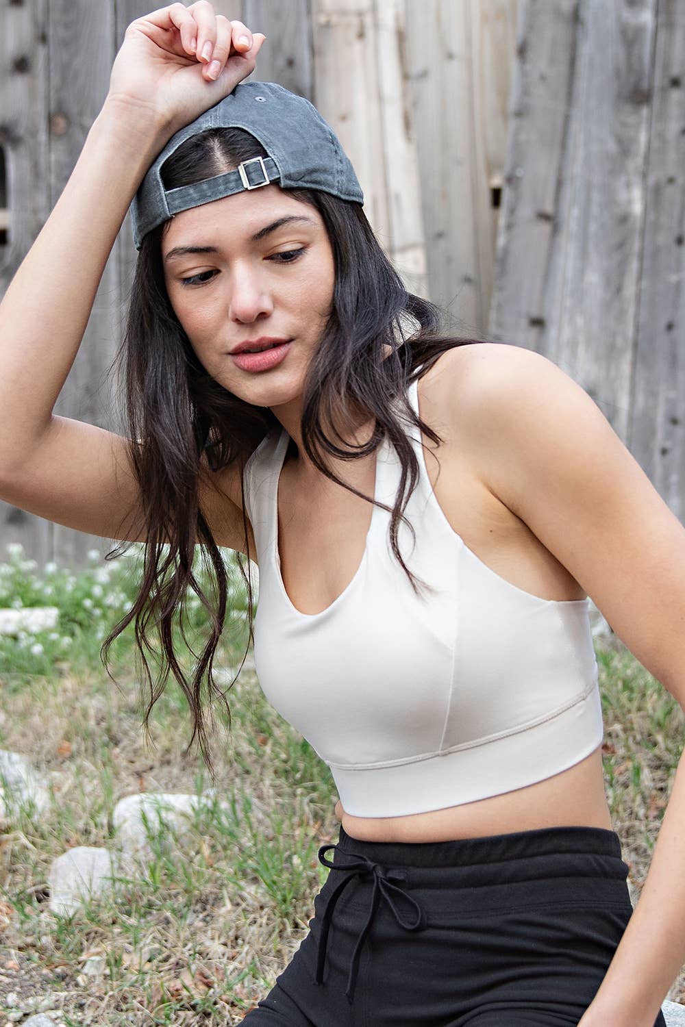 ACTIVE CRISS CROSS SPORTSBRA: Java / M - Mila Rose Boutique, LLC
