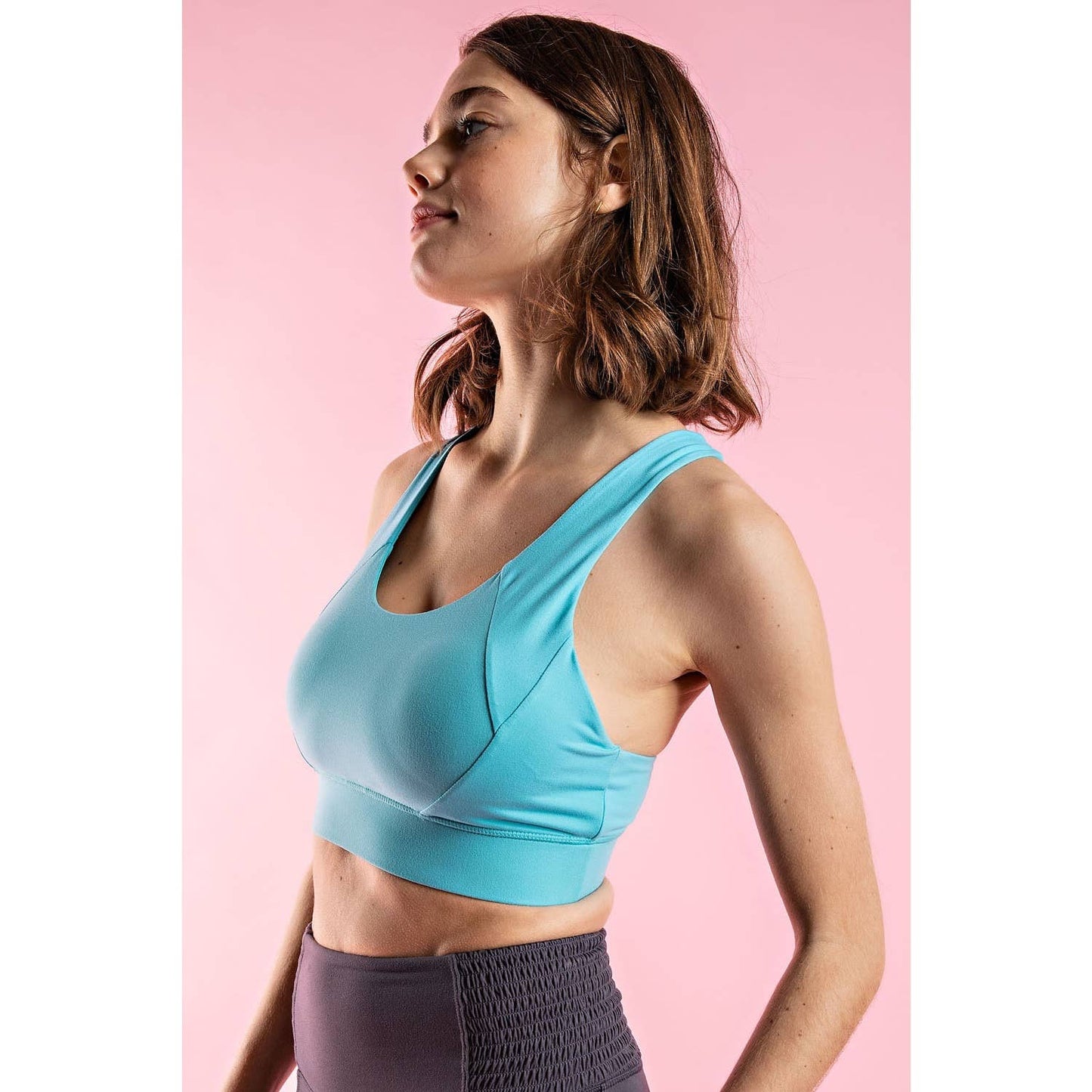 ACTIVE CRISS CROSS SPORTSBRA: Java / M - Mila Rose Boutique, LLC