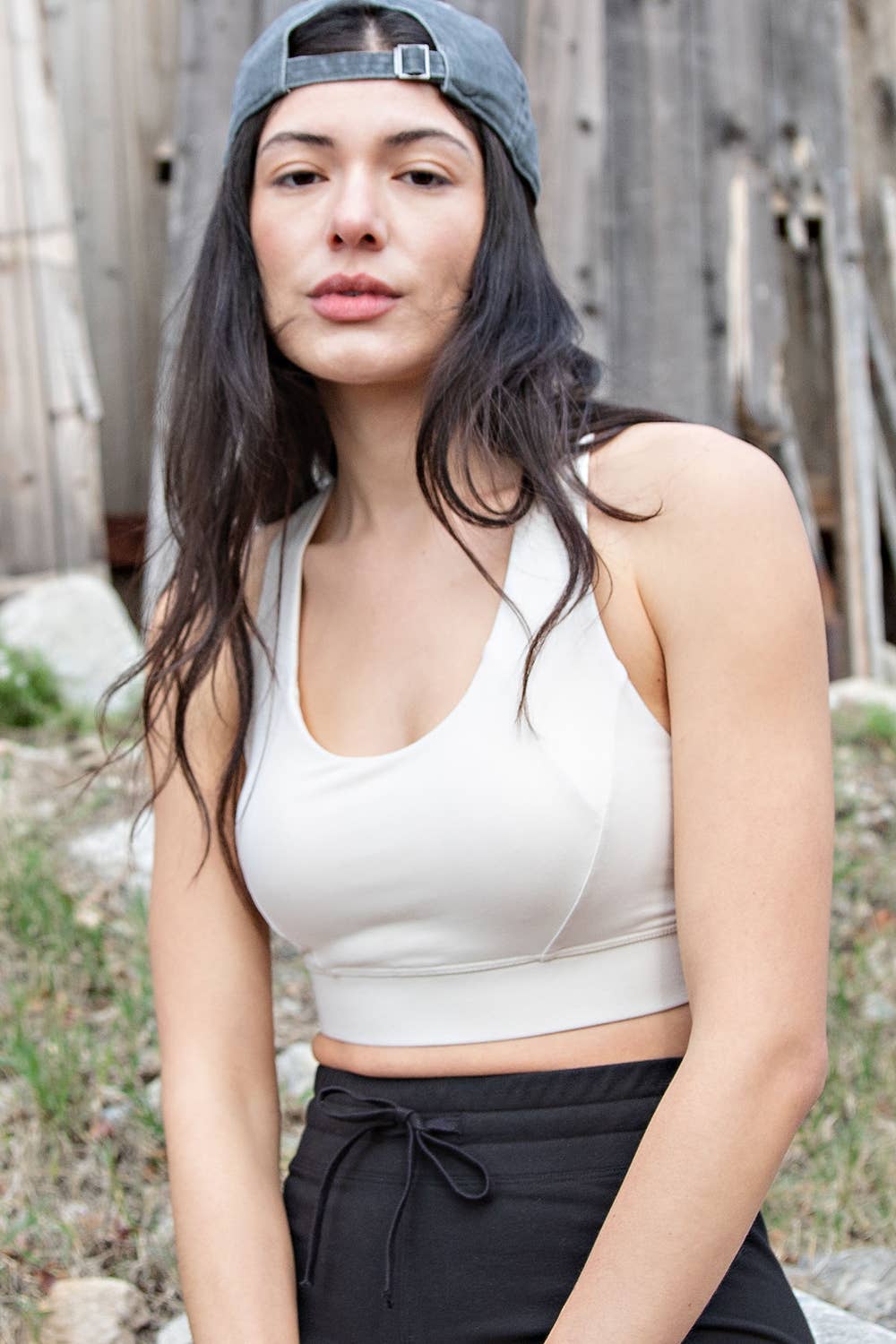 ACTIVE CRISS CROSS SPORTSBRA: Java / M - Mila Rose Boutique, LLC