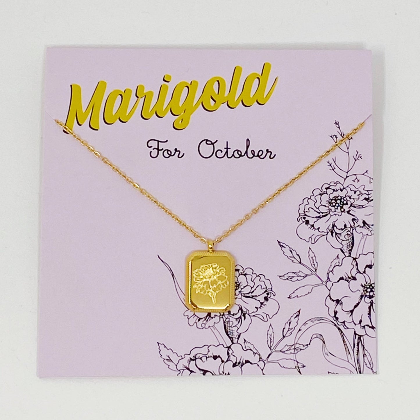 Blooming Birth Month Necklaces - Mila Rose Boutique, LLC