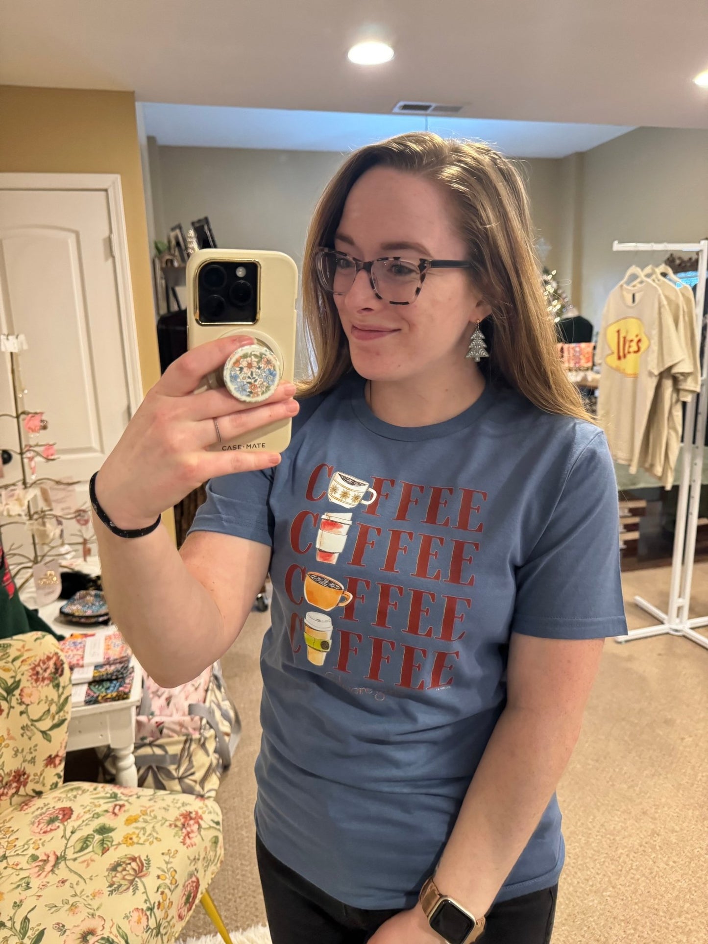 Coffee, Coffee, Coffee Shirt - Mila Rose Boutique, LLC