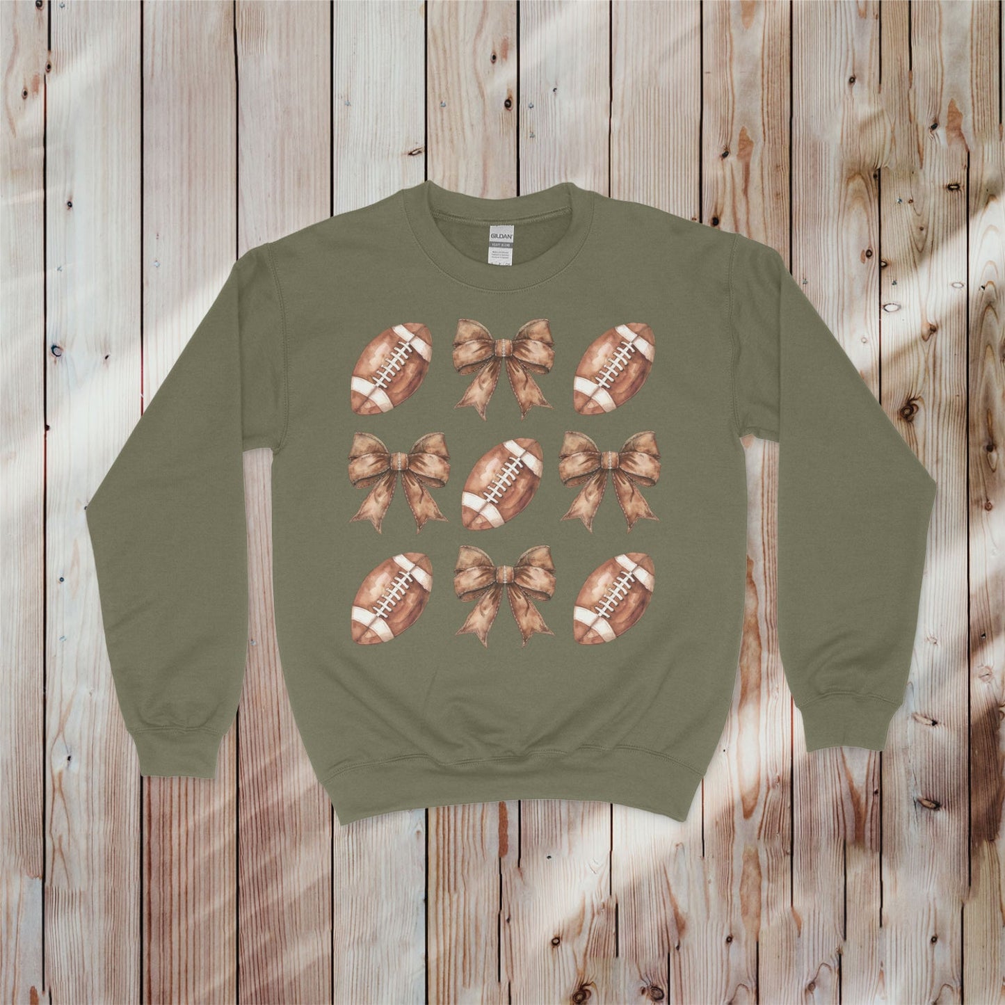 Coquette Football Crewneck - Mila Rose Boutique, LLC