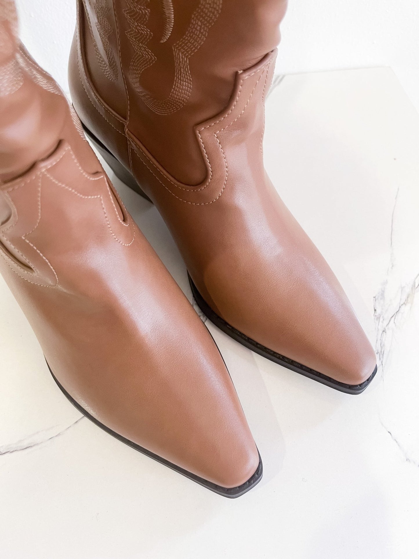 Dolly Brown Western Boots - Mila Rose Boutique, LLC
