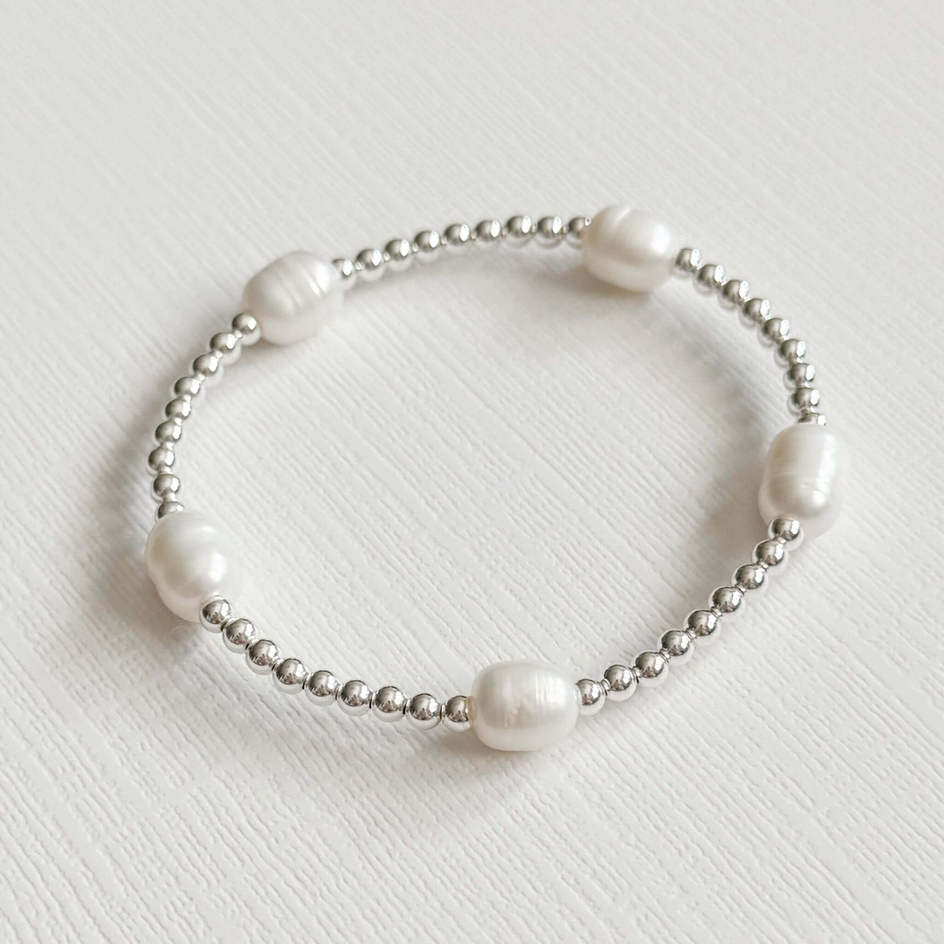Freshwater Silver Bracelet - Mila Rose Boutique, LLCFreshwater Silver Bracelet