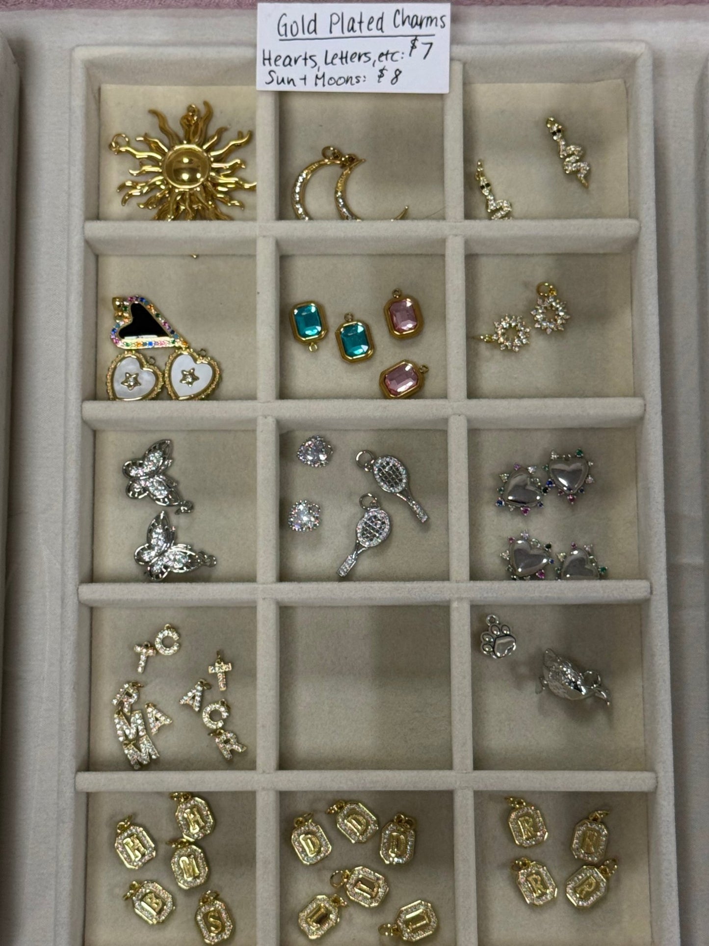 Gold Plated Jewelry Charms - Mila Rose Boutique, LLC
