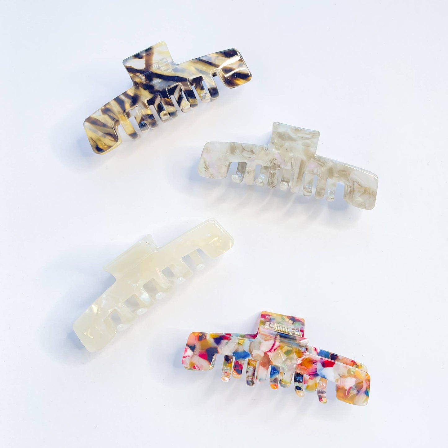 Gwen | Long Skinny Barrel Claw Clip: Assorted - Mila Rose Boutique, LLC