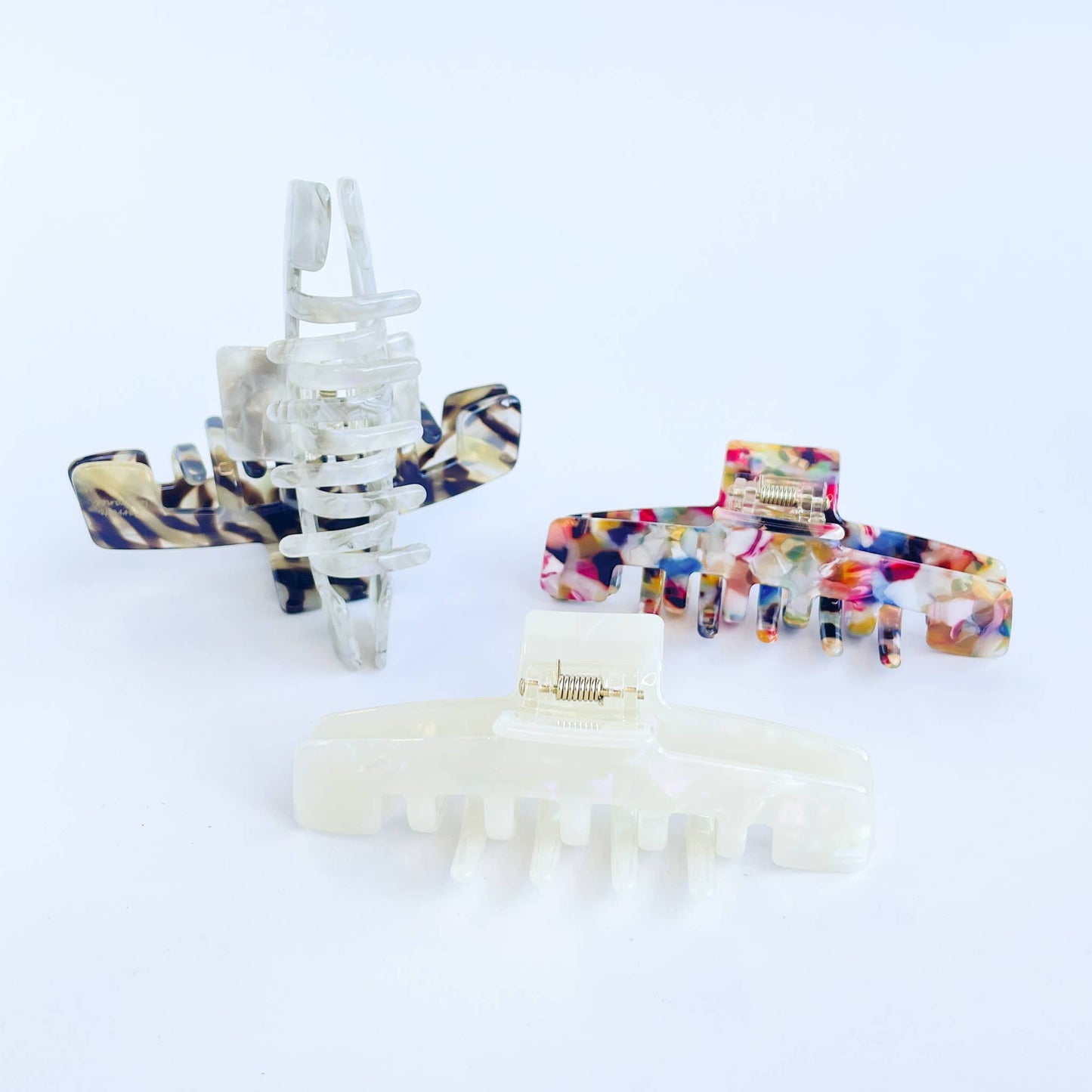 Gwen | Long Skinny Barrel Claw Clip: Assorted - Mila Rose Boutique, LLC