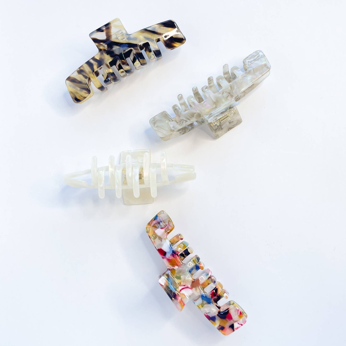 Gwen | Long Skinny Barrel Claw Clip: Assorted - Mila Rose Boutique, LLC