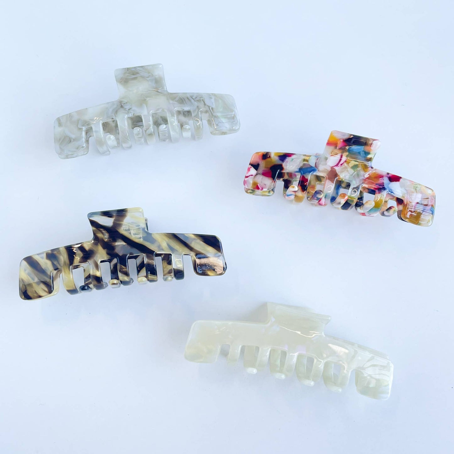 Gwen | Long Skinny Barrel Claw Clip: Assorted - Mila Rose Boutique, LLC