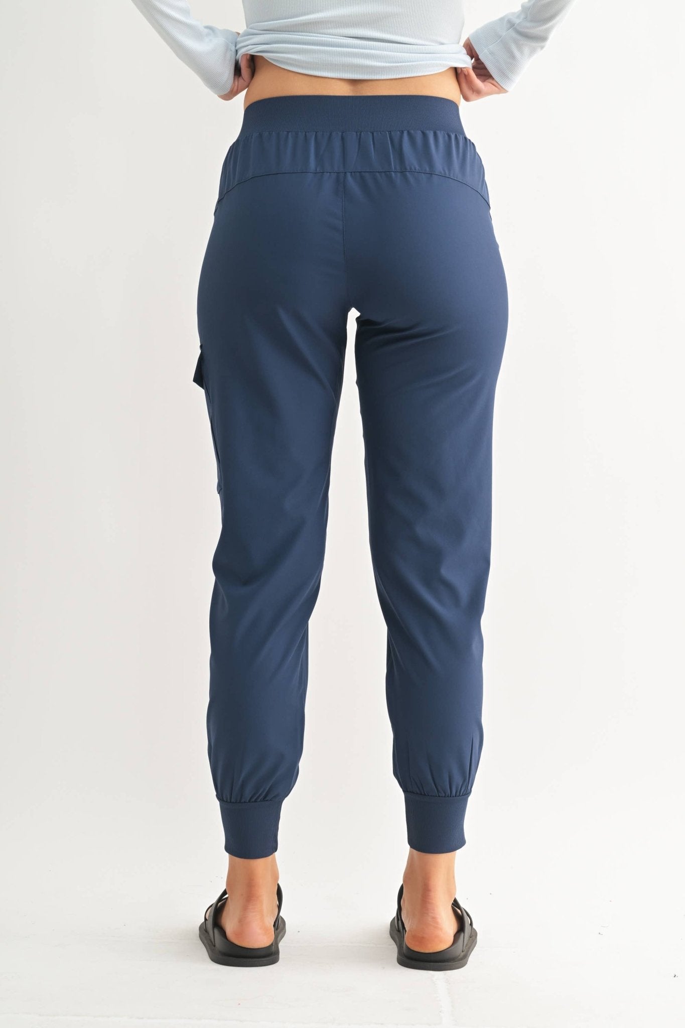 High - Waisted Capri Active Joggers: Black - Mila Rose Boutique, LLC