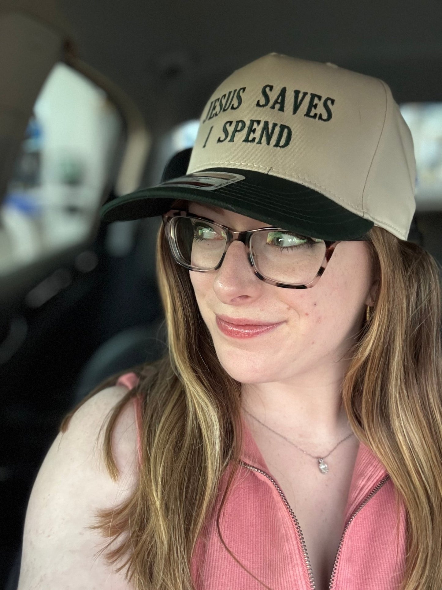 Jesus Saves I Spend Hat - Mila Rose Boutique, LLC