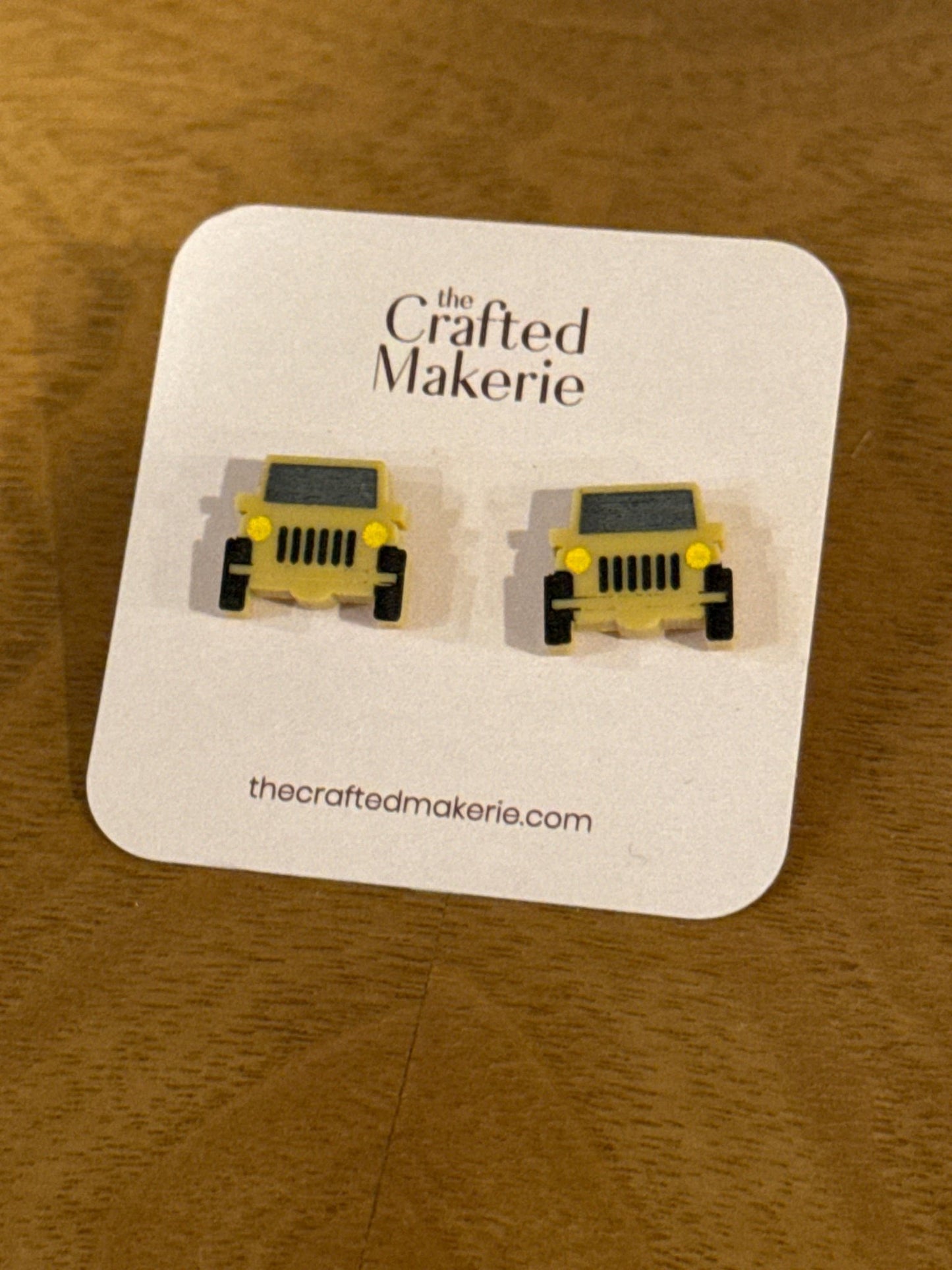 Lorelai's Jeep Stud Earrings - Mila Rose Boutique, LLC