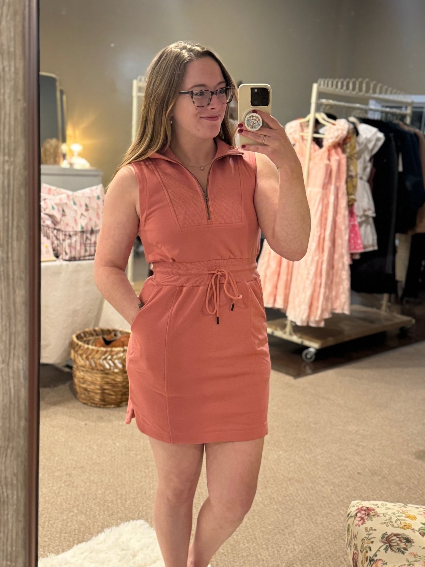 Mauve Athletic Dress - Mila Rose Boutique, LLC