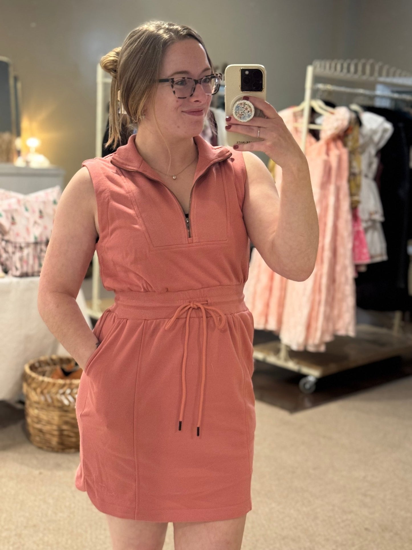 Mauve Athletic Dress - Mila Rose Boutique, LLC