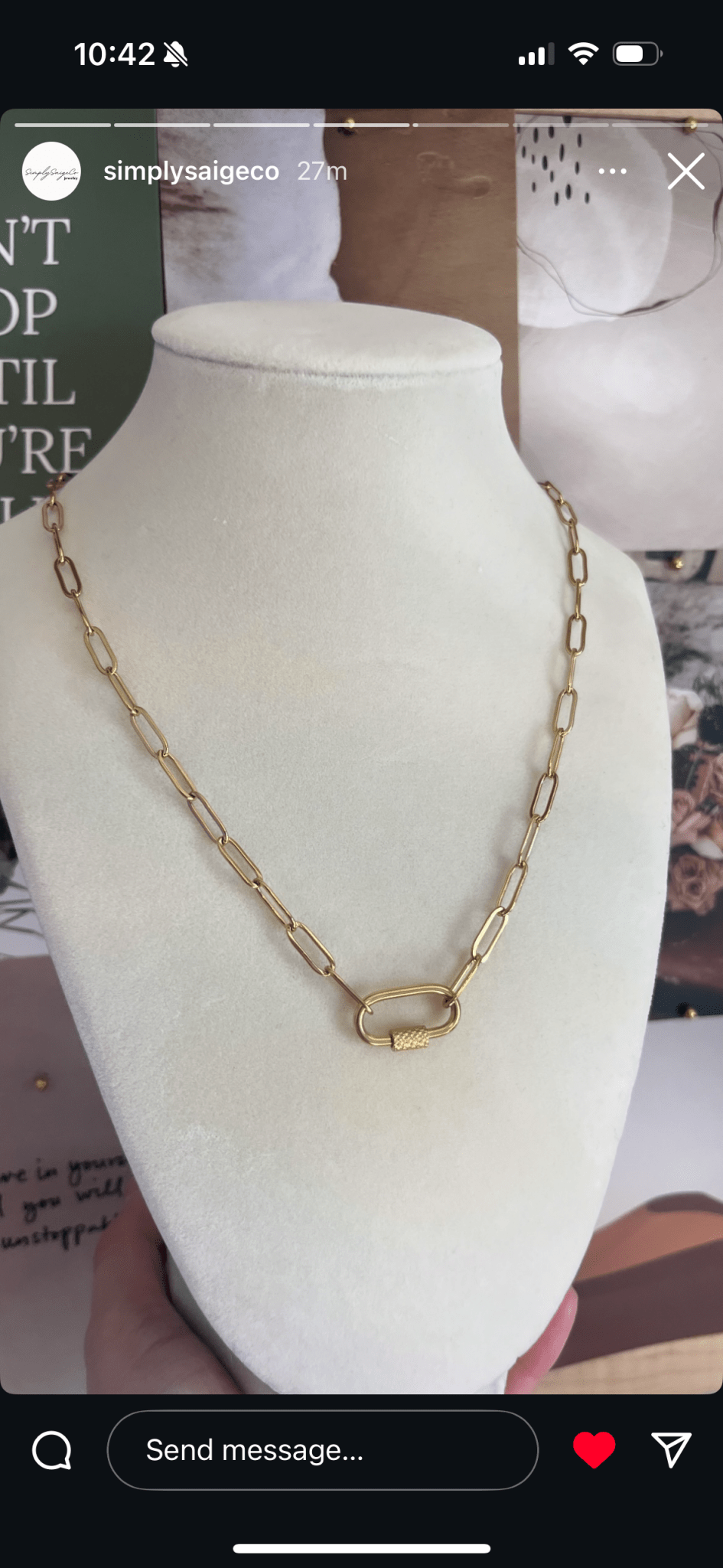 Oval Carabiner Paperclip Chain - Mila Rose Boutique, LLC