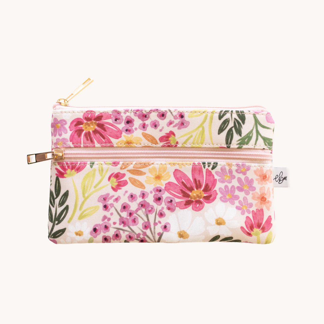 Primrose Petals Pencil Pouch - Mila Rose Boutique, LLC