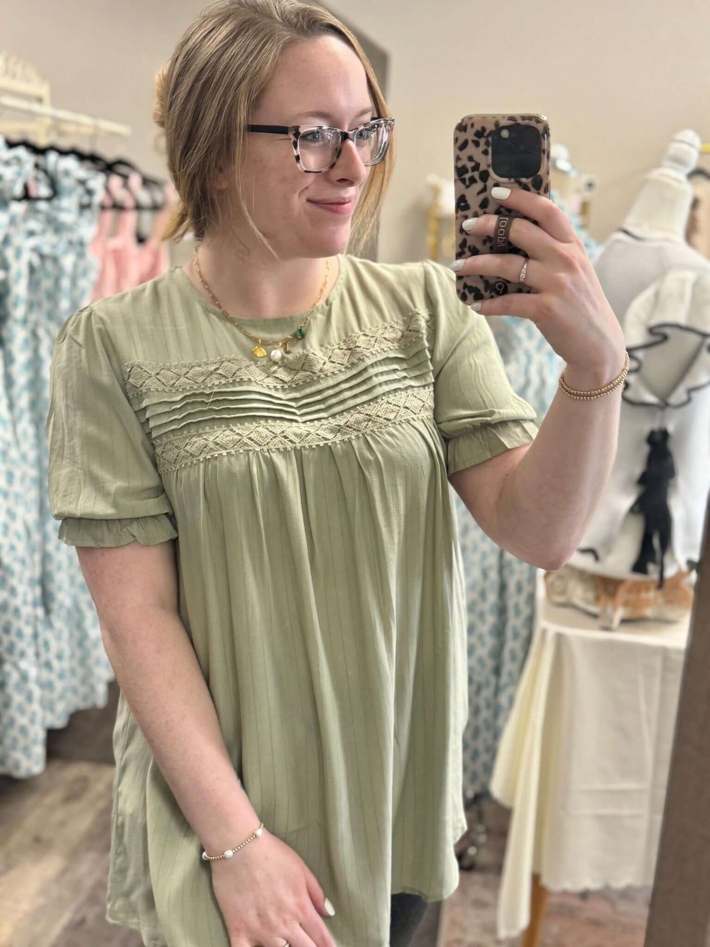 Sage Ruched Blouse - Mila Rose Boutique, LLCSage Ruched BlouseSmall