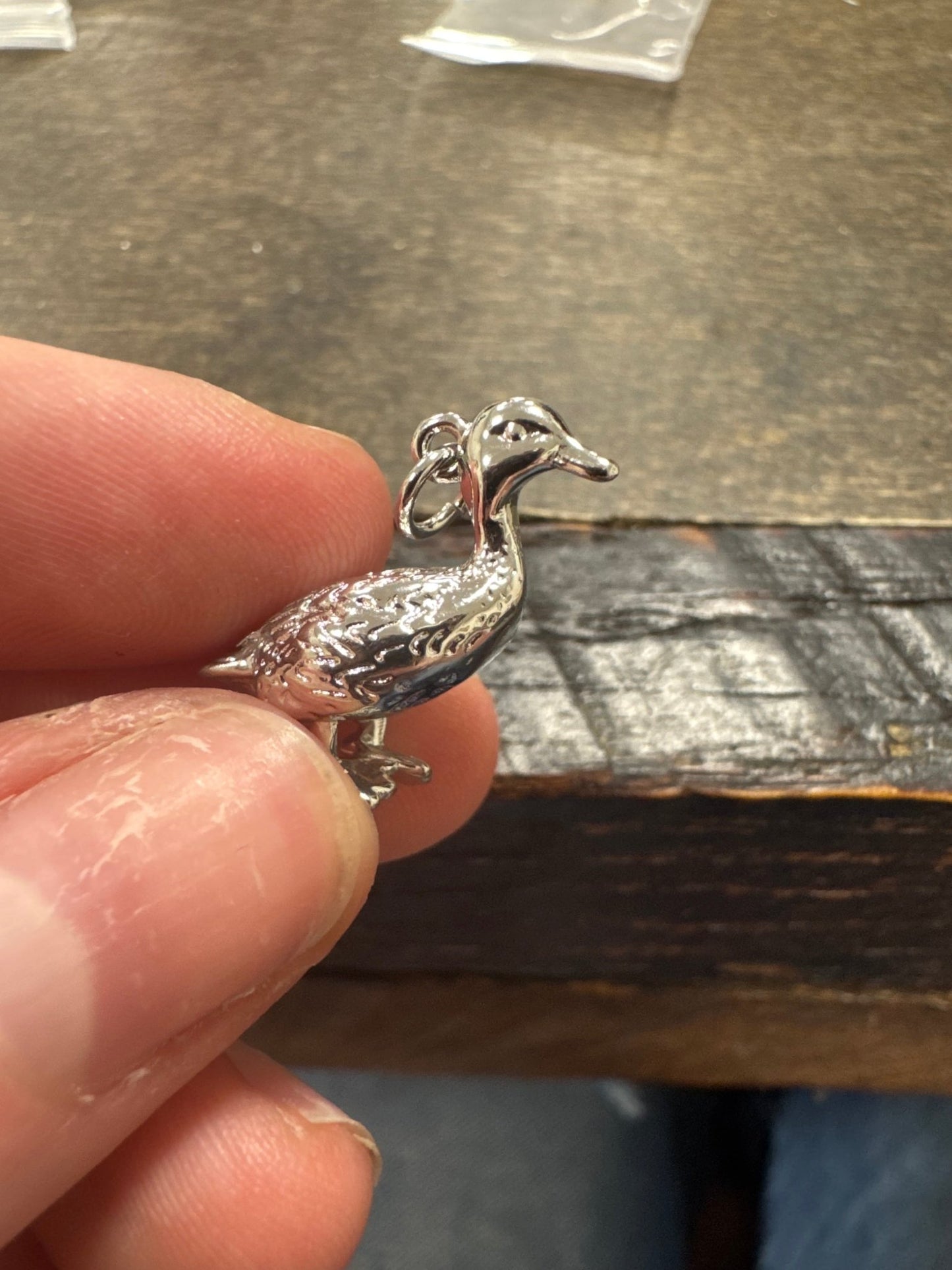 Silver Duck Charm - Mila Rose Boutique, LLC