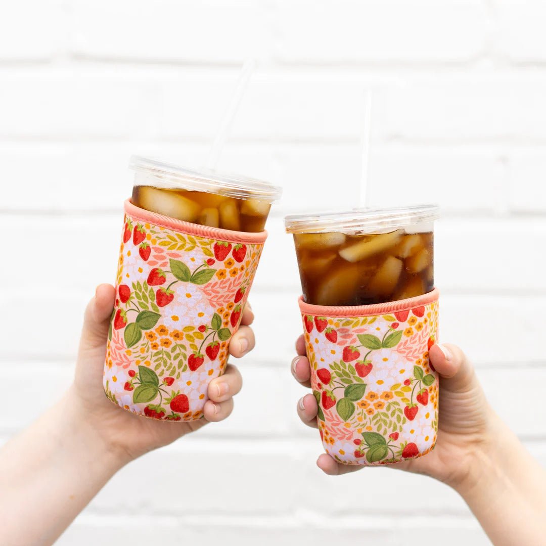 Strawberry Fields Drink Sleeve - Mila Rose Boutique, LLC