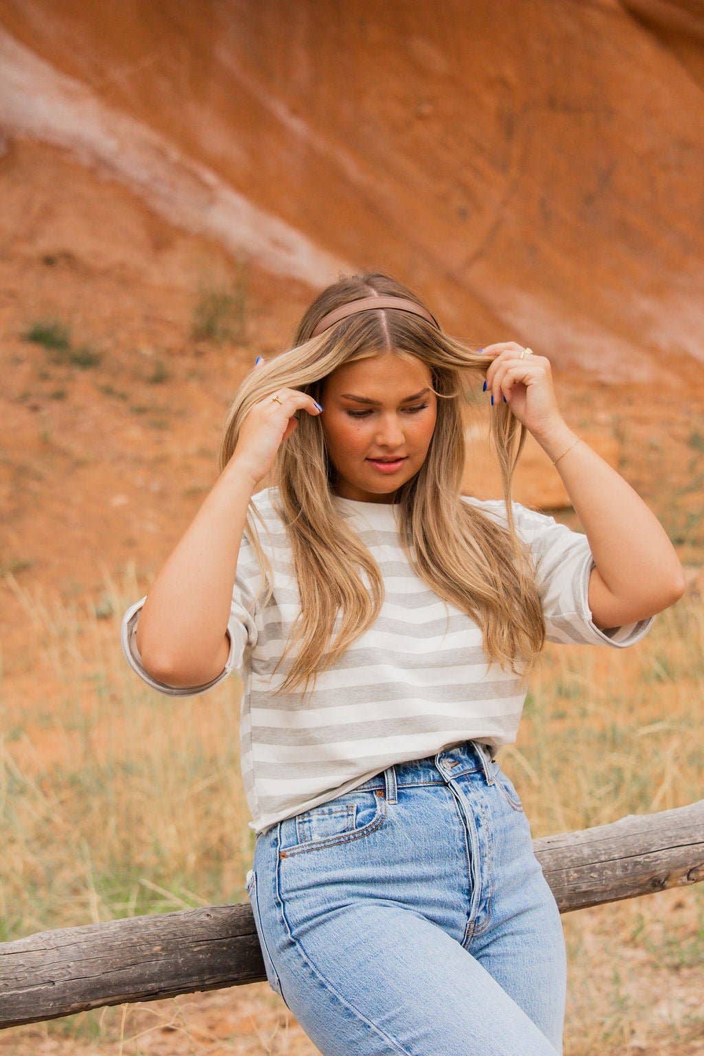 Thin Brown Leather Headband - Mila Rose Boutique, LLC