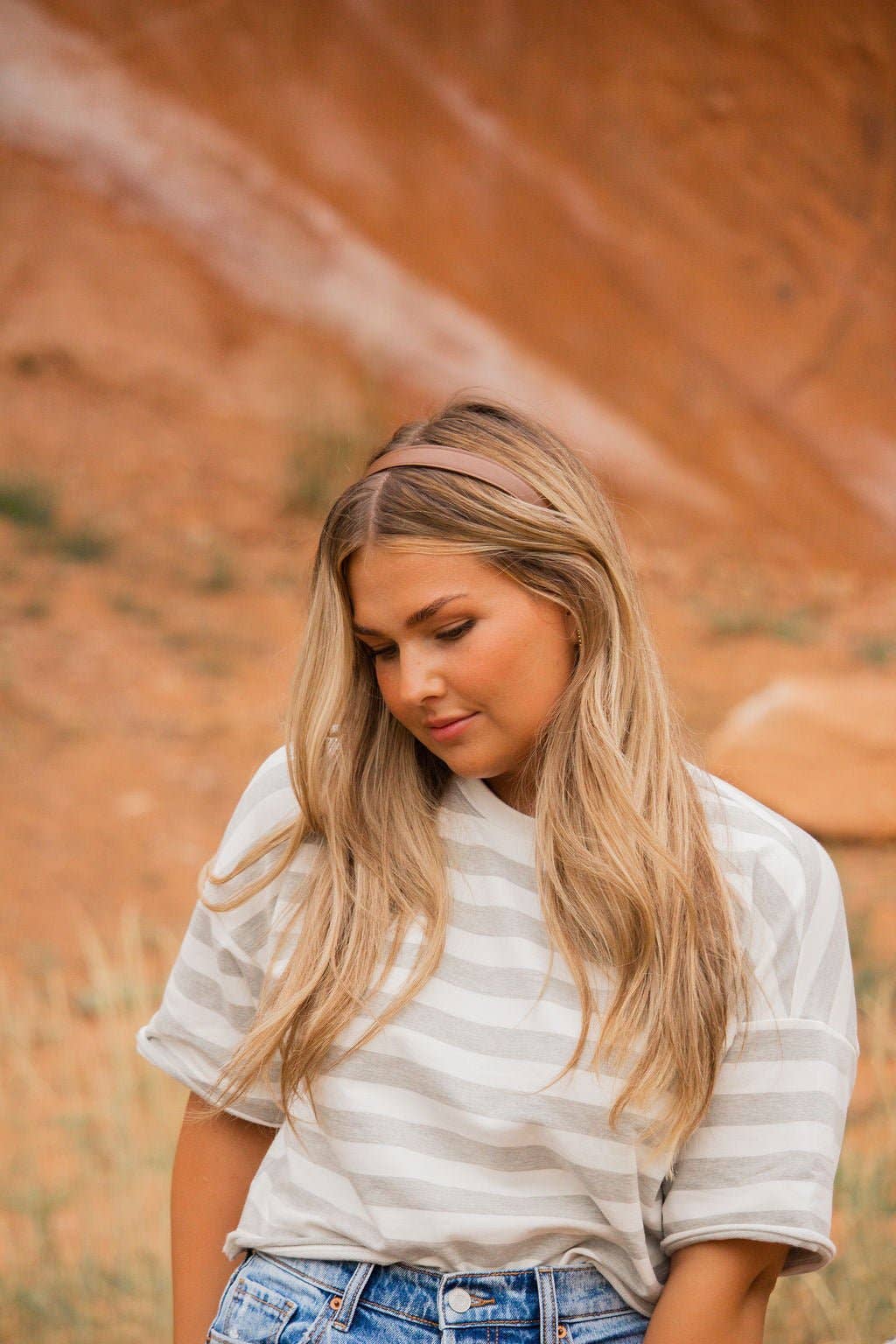 Thin Brown Leather Headband - Mila Rose Boutique, LLC