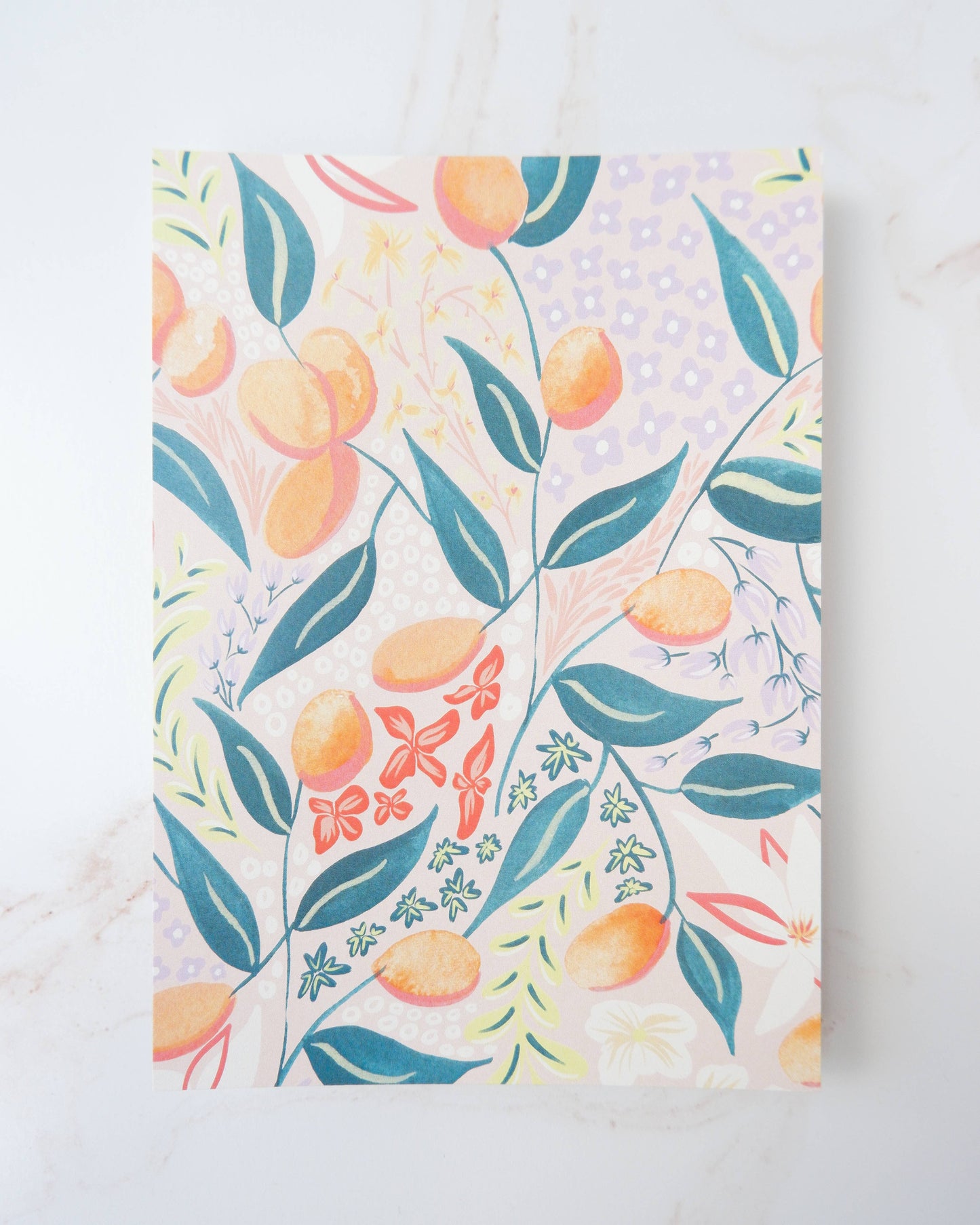 Floral Patterns Postcard Assorted Set of 12