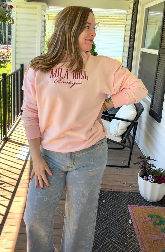 Floral Vintage Denim Jeans
