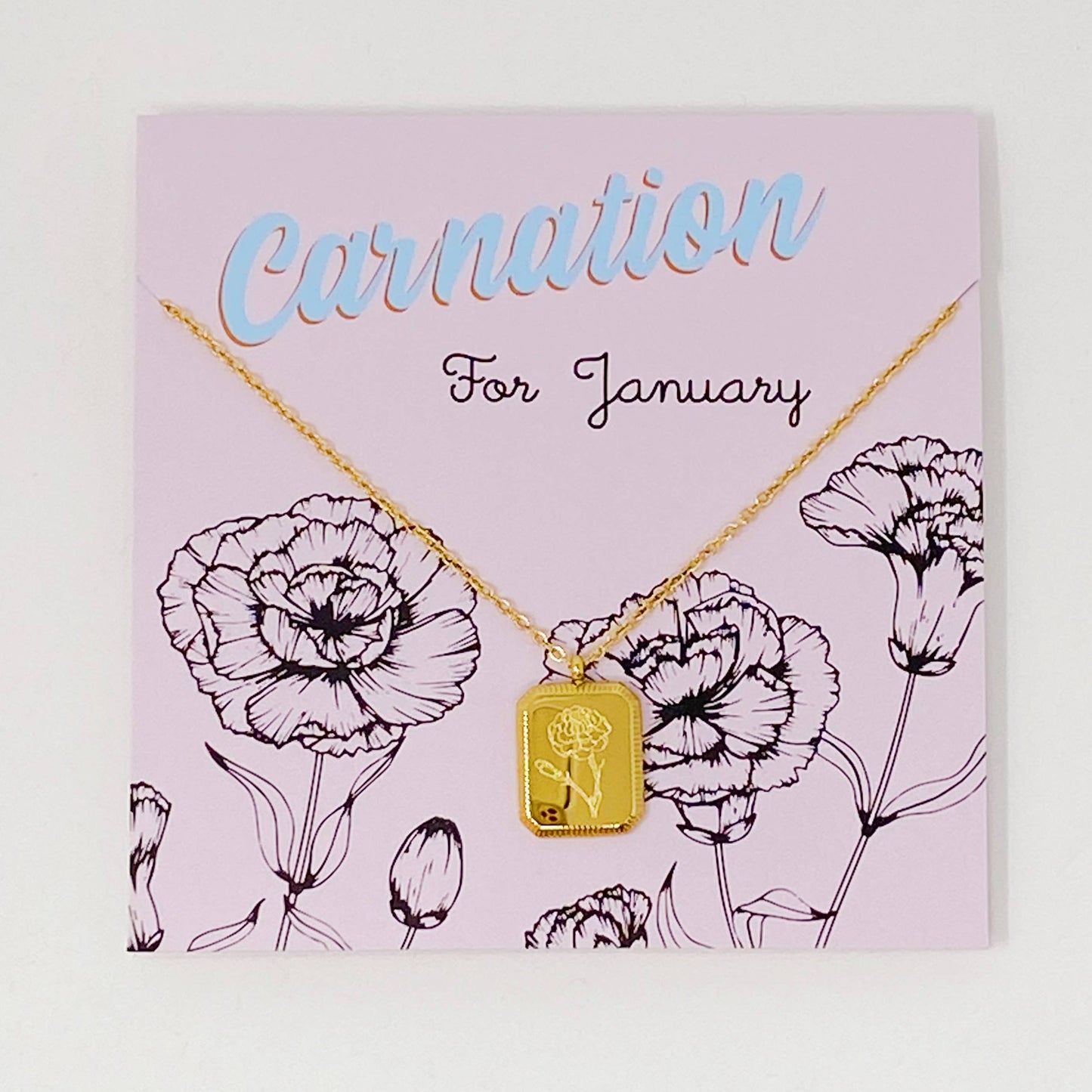 Blooming Birth Month Necklaces