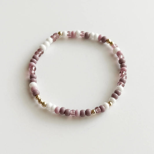 Lavender Haze Gold Confetti Bracelet