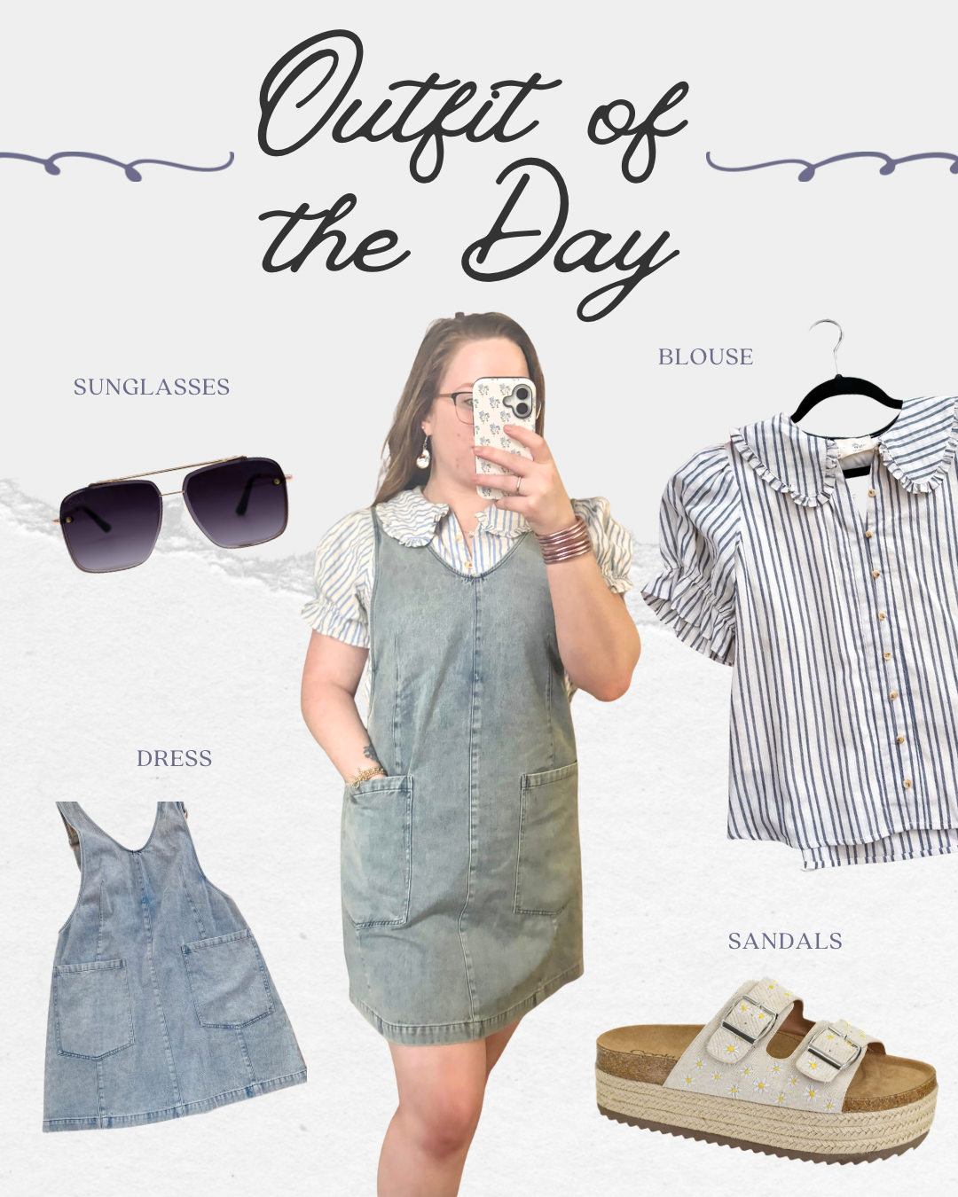 Denim Overall Dress