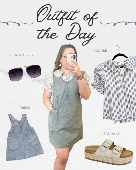 Denim Overall Dress