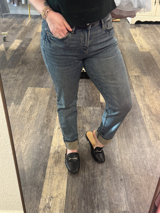 JB Vintage Wash Boyfriend Jean