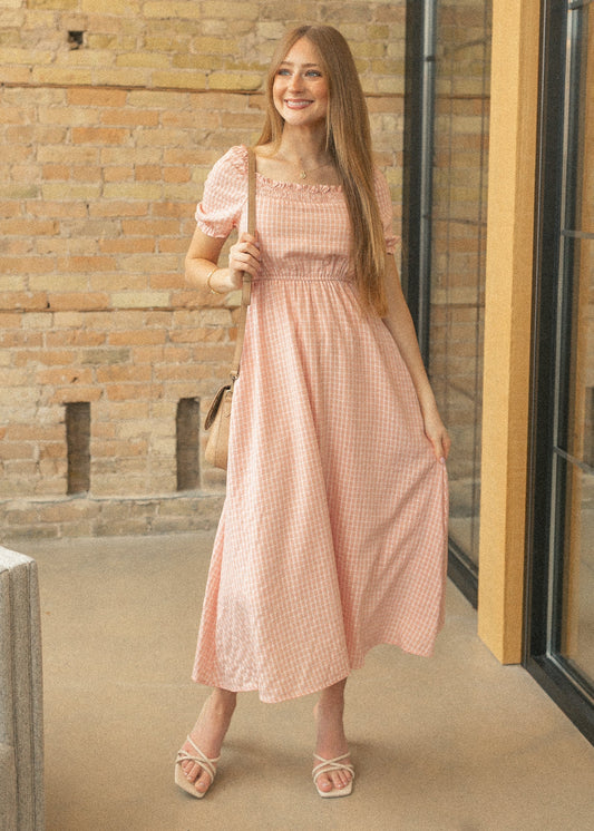 Poppy Gingham Maxi Dress