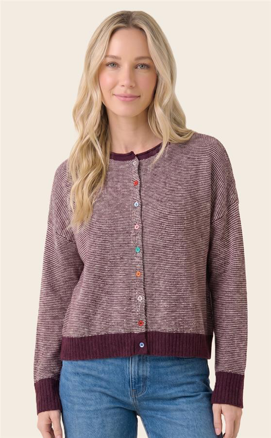 Multi-color Striped Cardigan