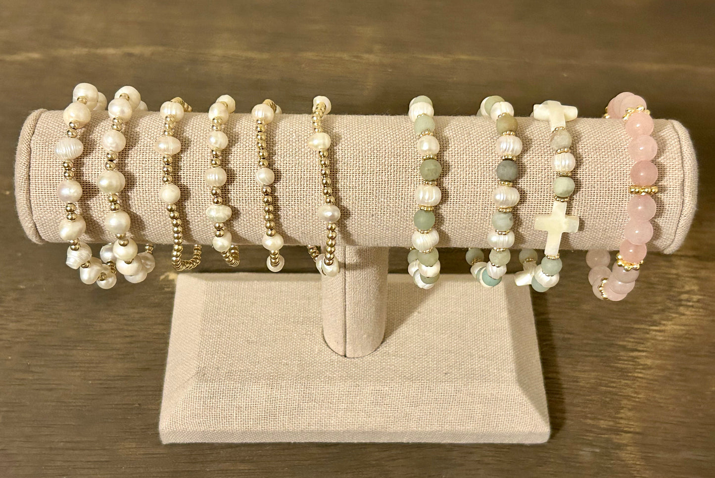 Gold Filled & Pearl Bracelet